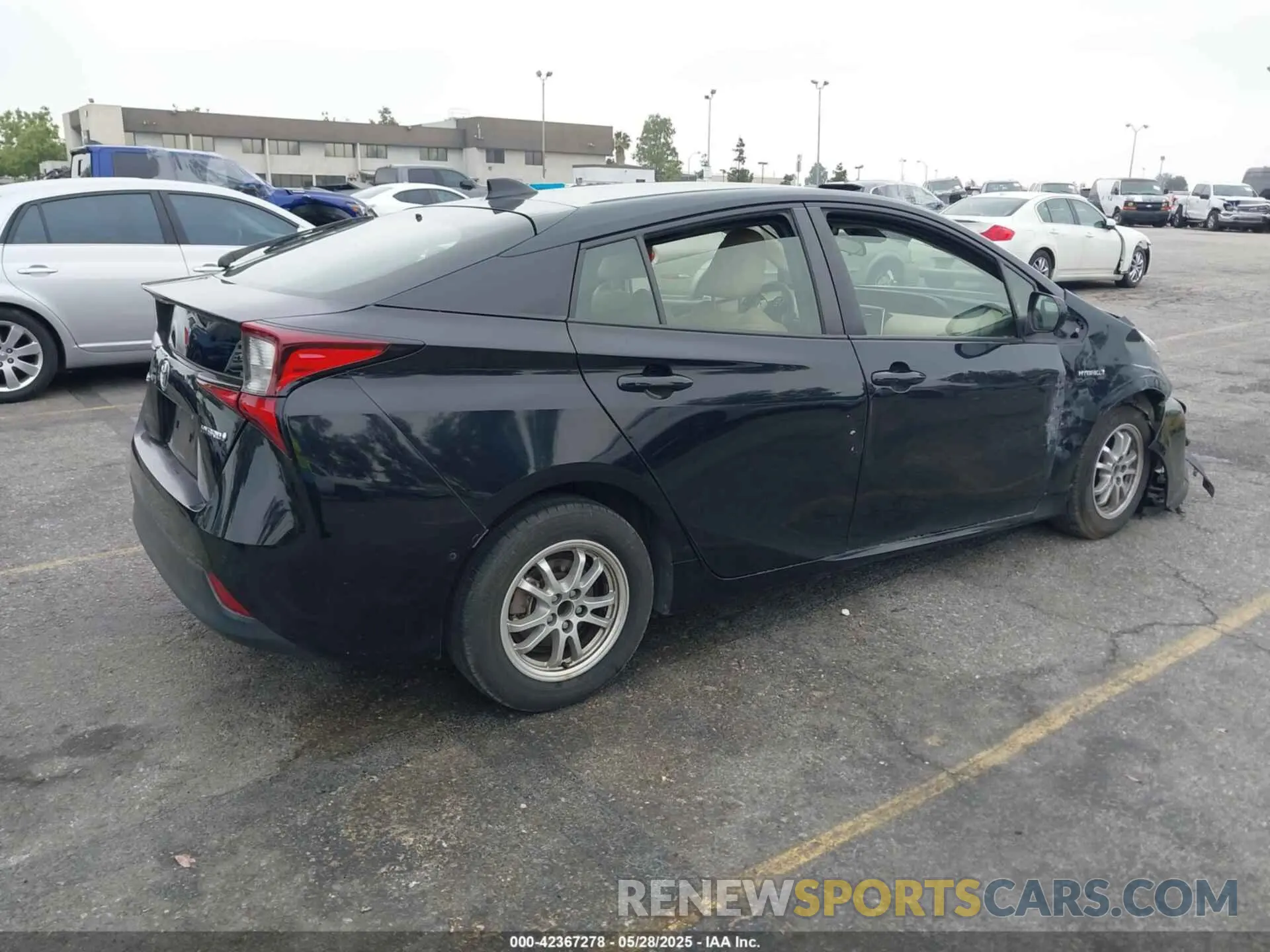 4 Фотография поврежденного автомобиля JTDKAMFU9N3155157 TOYOTA PRIUS 2022
