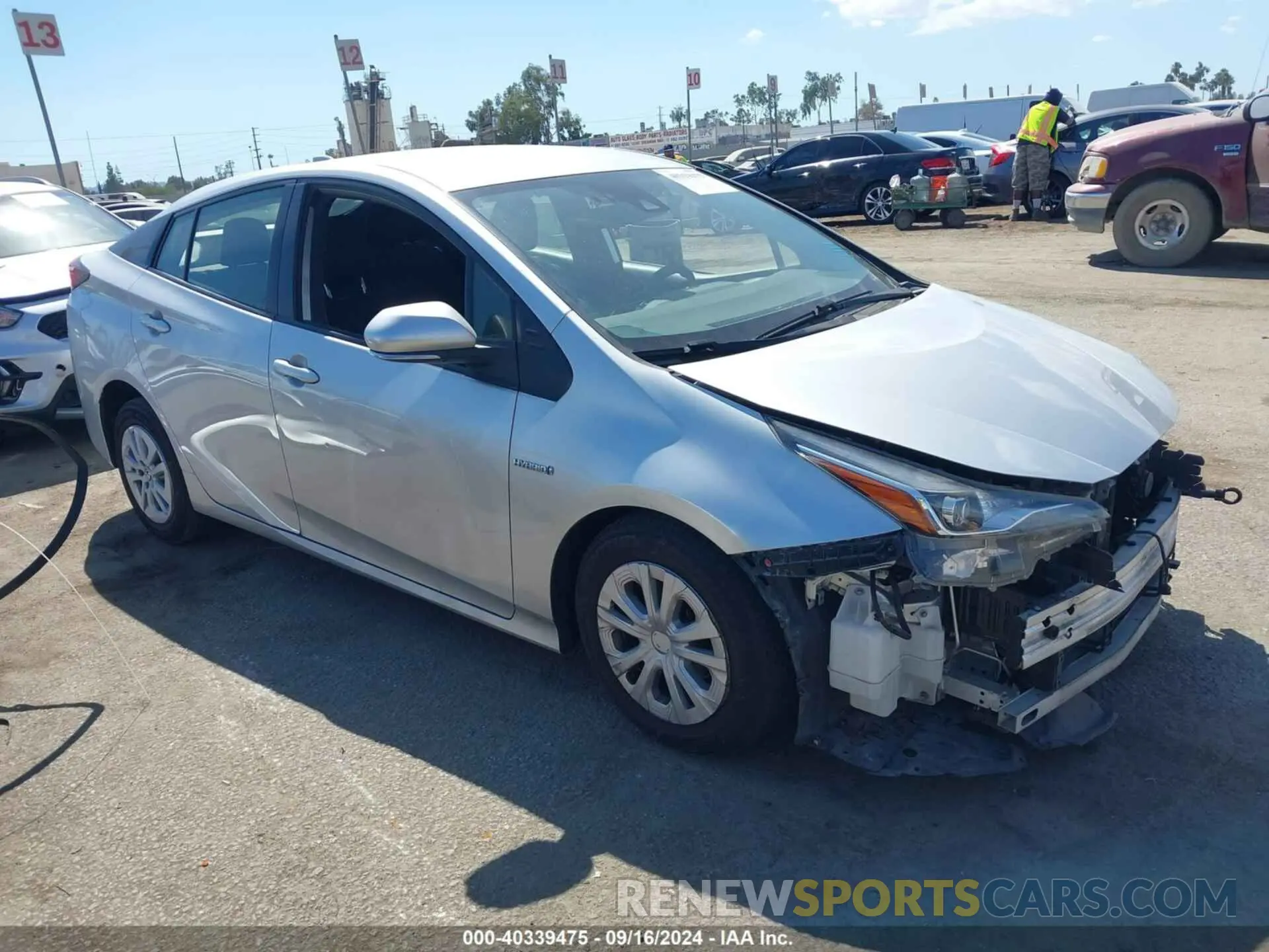 1 Photograph of a damaged car JTDKAMFU9N3159144 TOYOTA PRIUS 2022