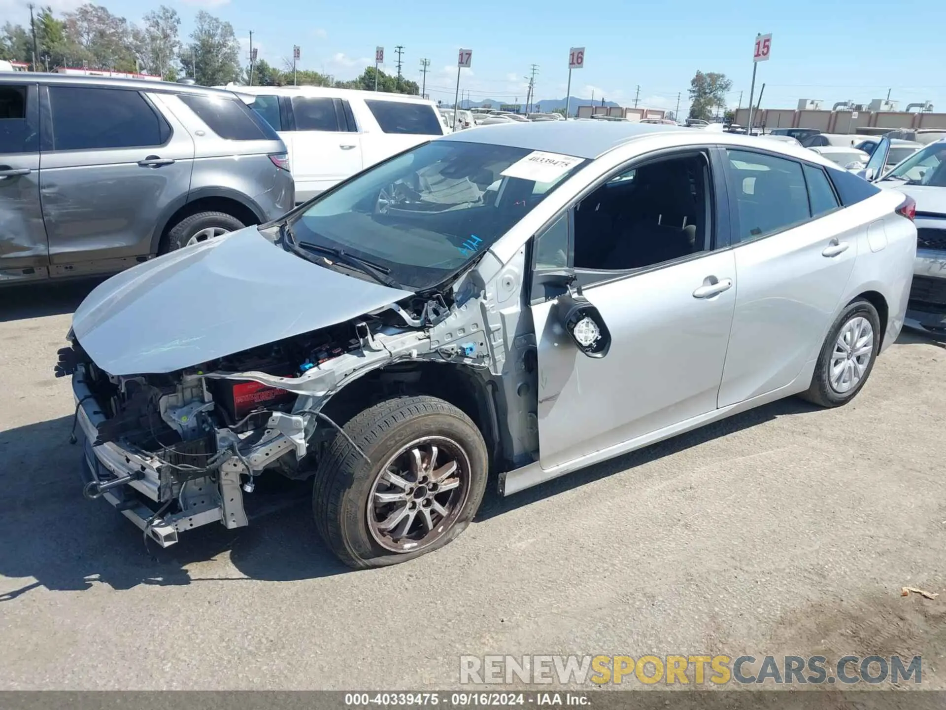 2 Photograph of a damaged car JTDKAMFU9N3159144 TOYOTA PRIUS 2022