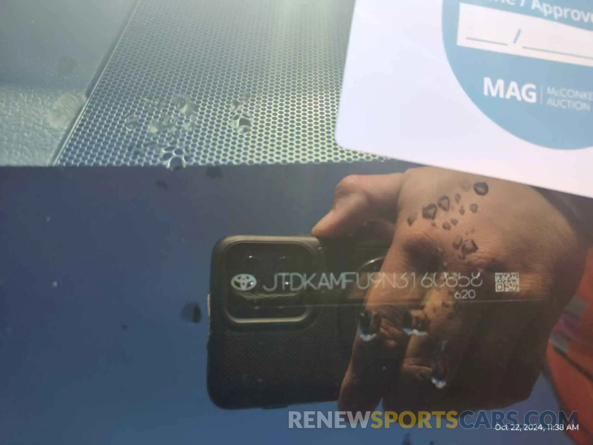 8 Photograph of a damaged car JTDKAMFU9N3160858 TOYOTA PRIUS 2022