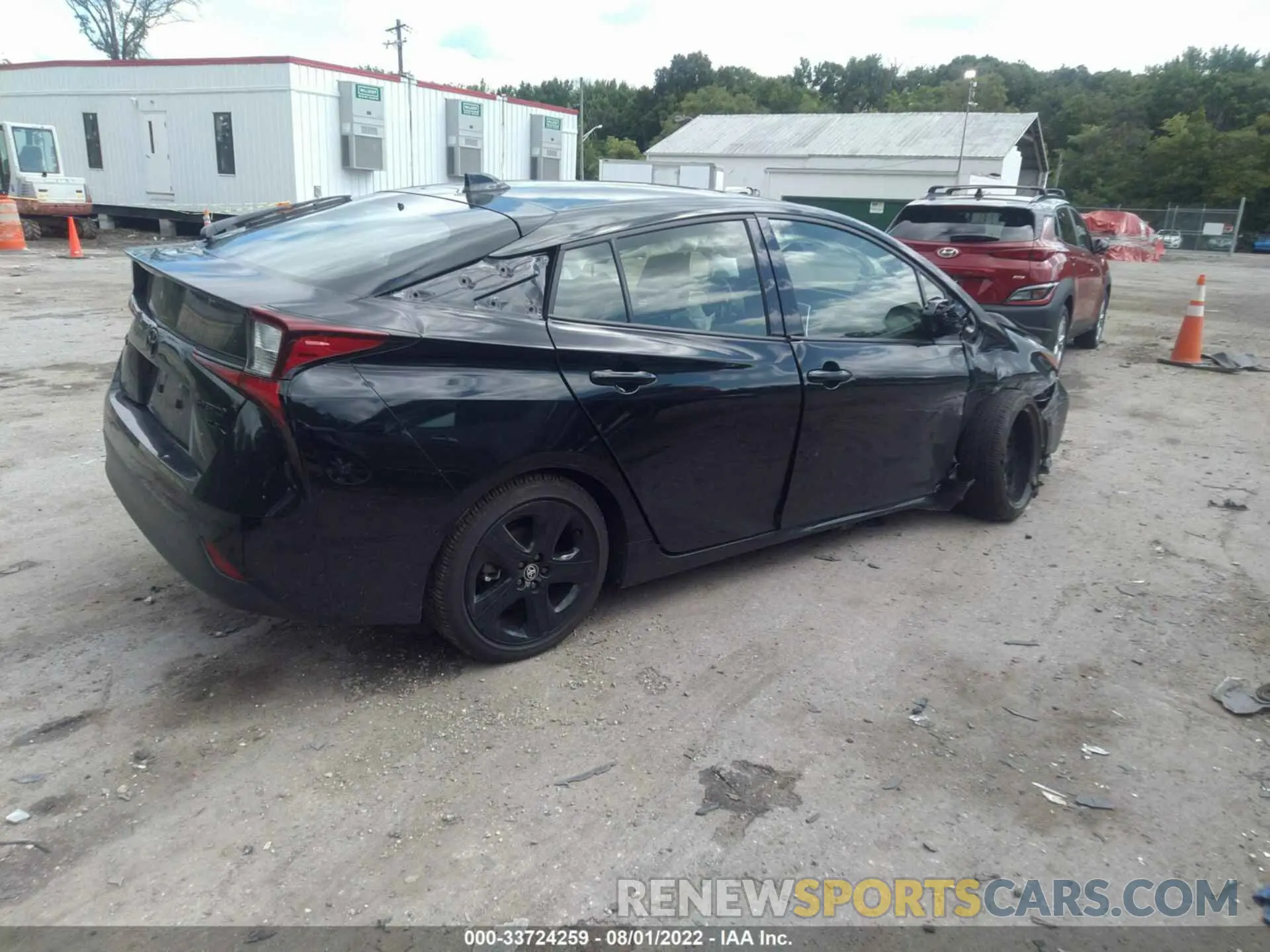 4 Фотография поврежденного автомобиля JTDKAMFU9N3161850 TOYOTA PRIUS 2022
