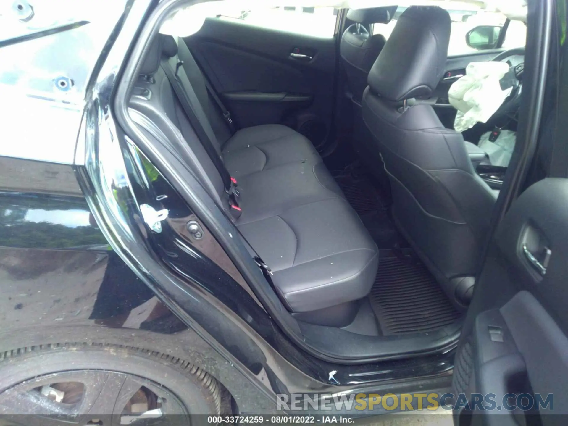 8 Фотография поврежденного автомобиля JTDKAMFU9N3161850 TOYOTA PRIUS 2022