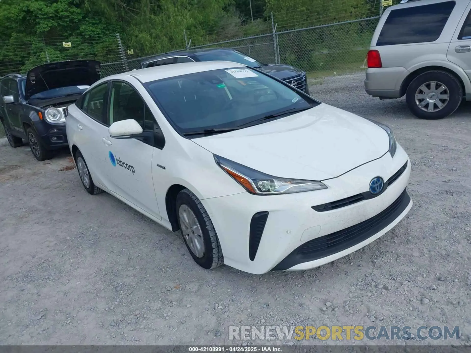 1 Фотография поврежденного автомобиля JTDKAMFU9N3164134 TOYOTA PRIUS 2022