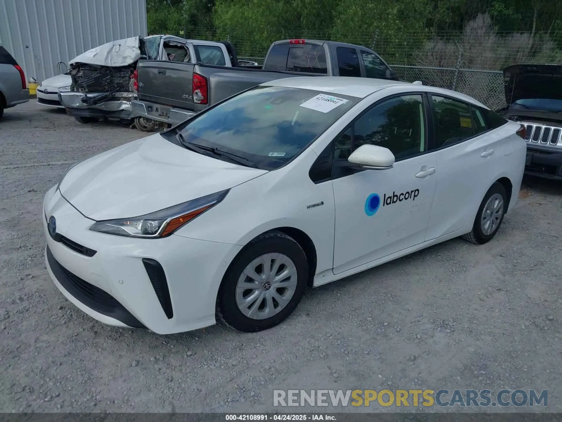 2 Фотография поврежденного автомобиля JTDKAMFU9N3164134 TOYOTA PRIUS 2022