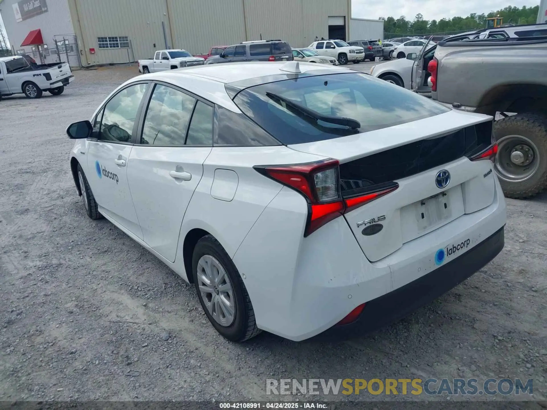 3 Фотография поврежденного автомобиля JTDKAMFU9N3164134 TOYOTA PRIUS 2022