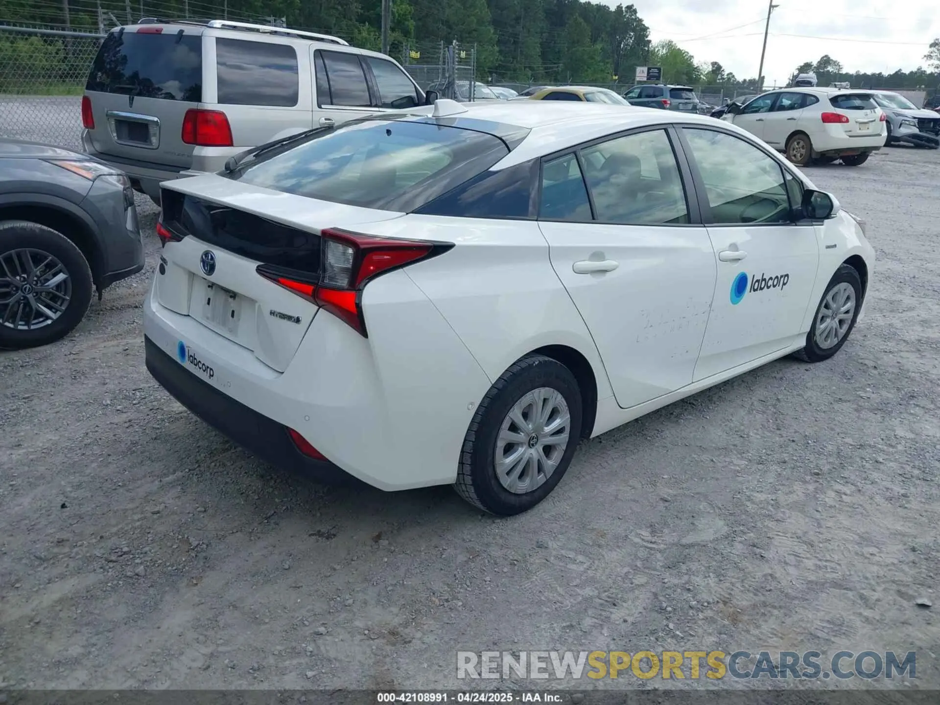 4 Фотография поврежденного автомобиля JTDKAMFU9N3164134 TOYOTA PRIUS 2022