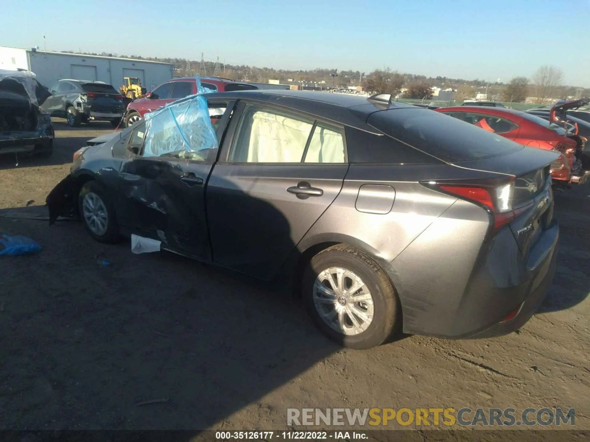 3 Photograph of a damaged car JTDKAMFU9N3174324 TOYOTA PRIUS 2022