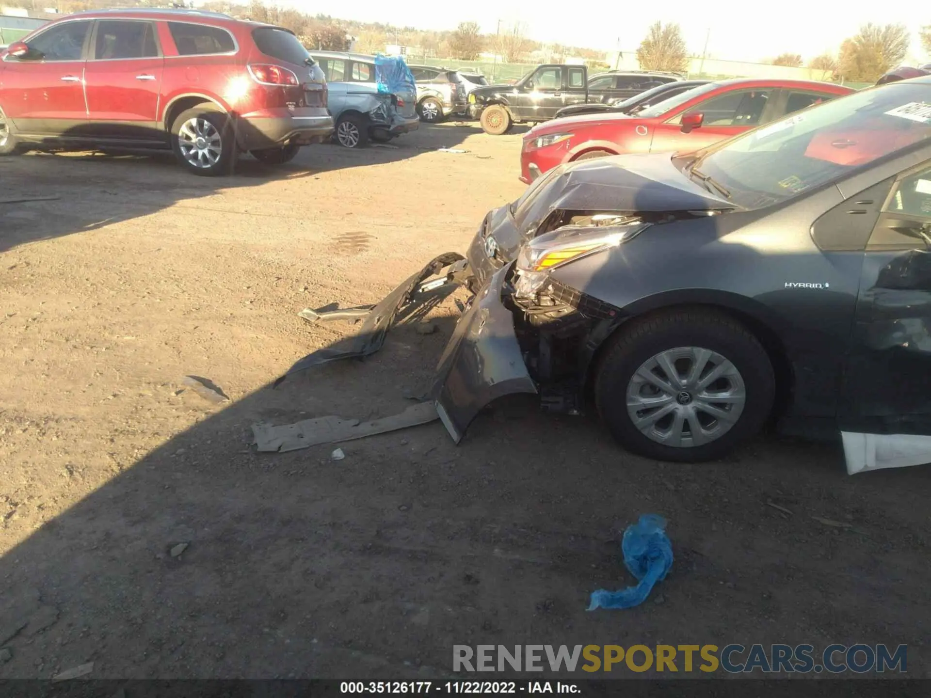 6 Photograph of a damaged car JTDKAMFU9N3174324 TOYOTA PRIUS 2022