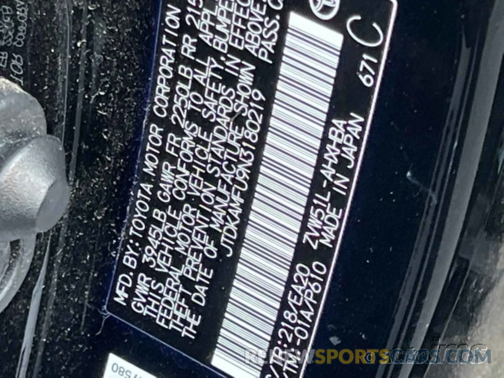4 Photograph of a damaged car JTDKAMFU9N3180219 TOYOTA PRIUS 2022