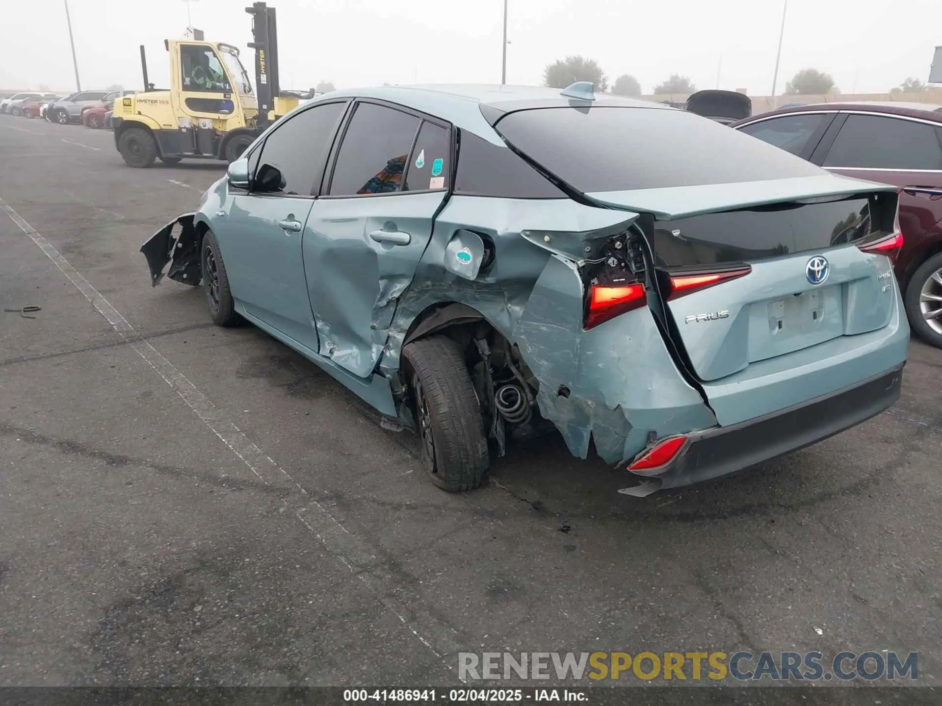 6 Photograph of a damaged car JTDKAMFU9N3186859 TOYOTA PRIUS 2022