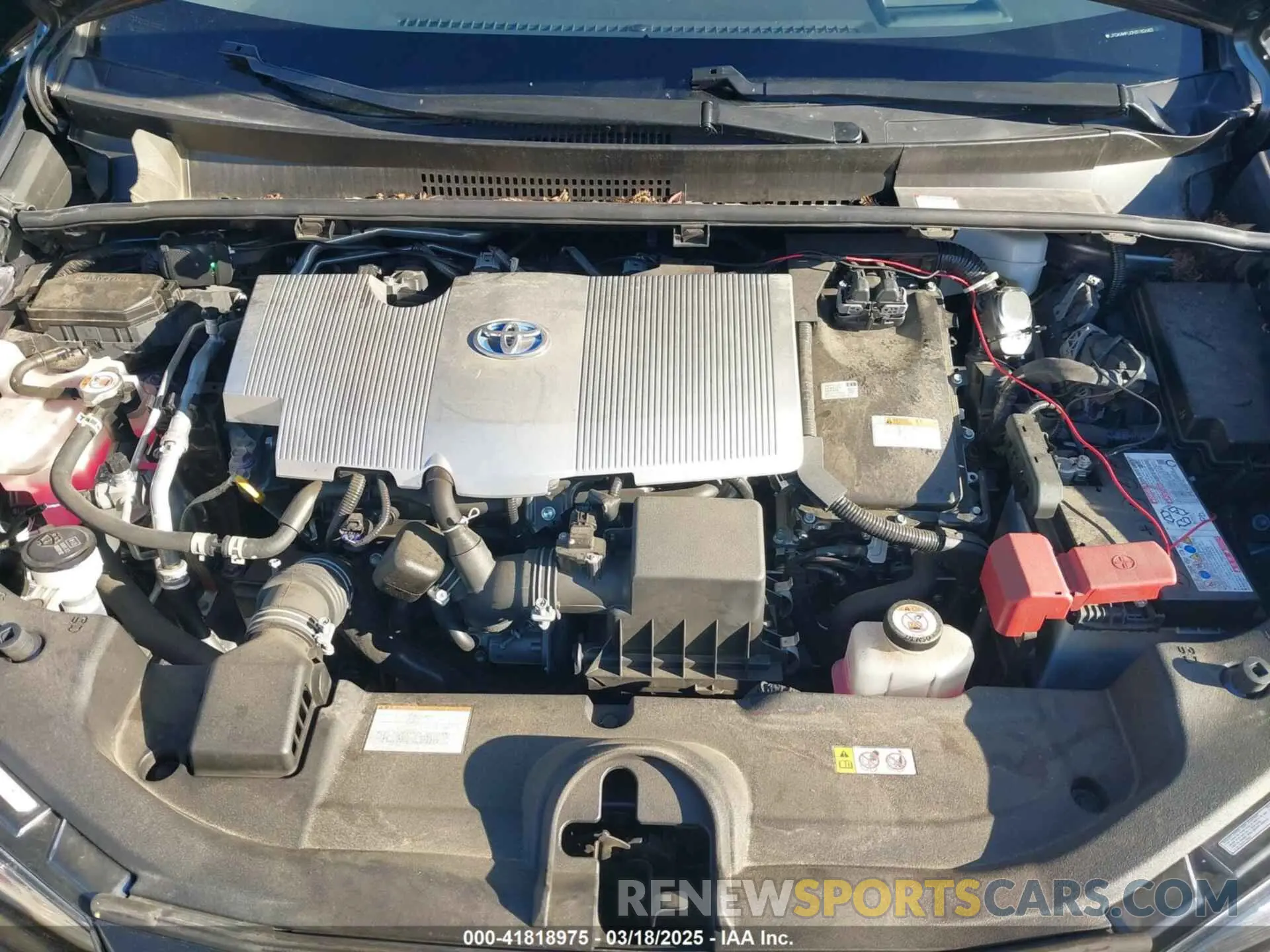 10 Фотография поврежденного автомобиля JTDKAMFUON3182683 TOYOTA PRIUS 2022