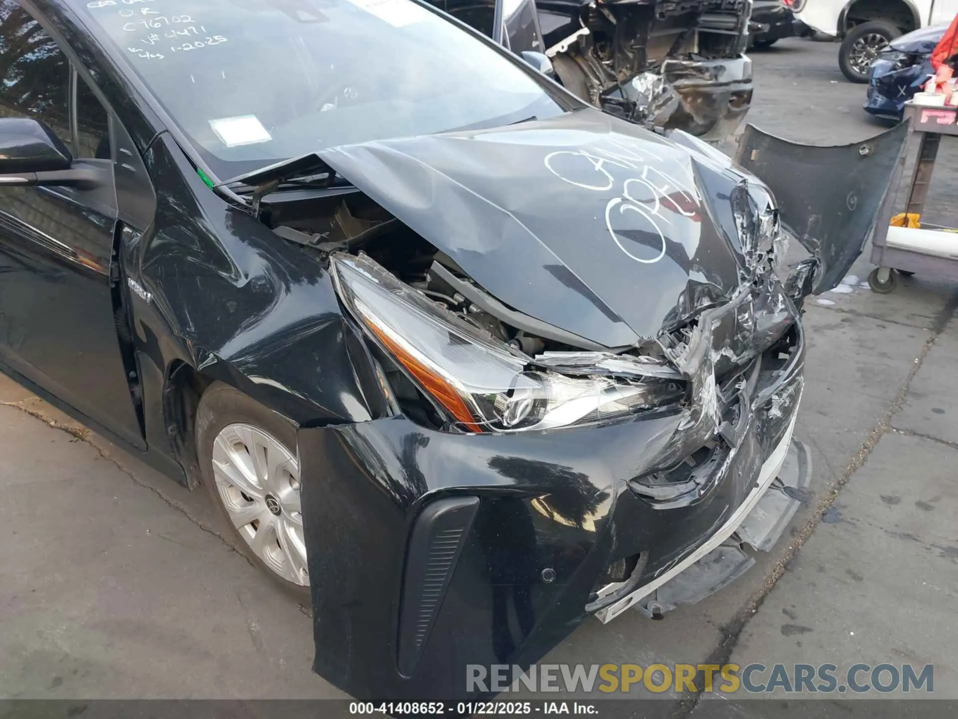 12 Фотография поврежденного автомобиля JTDKAMFUXN3154471 TOYOTA PRIUS 2022