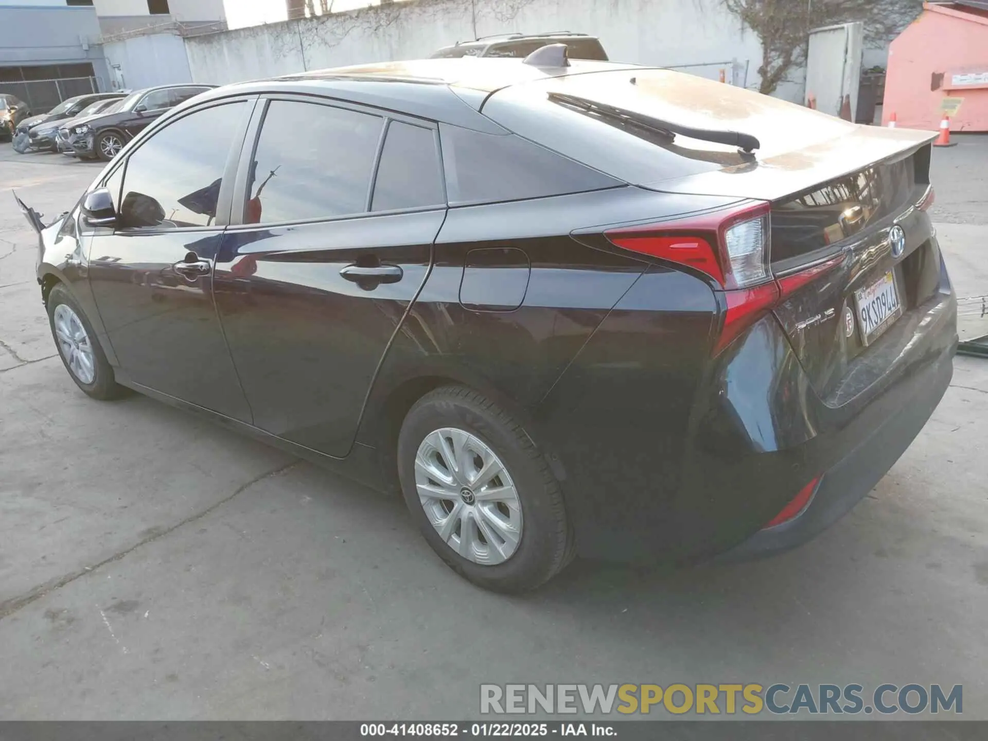 3 Фотография поврежденного автомобиля JTDKAMFUXN3154471 TOYOTA PRIUS 2022