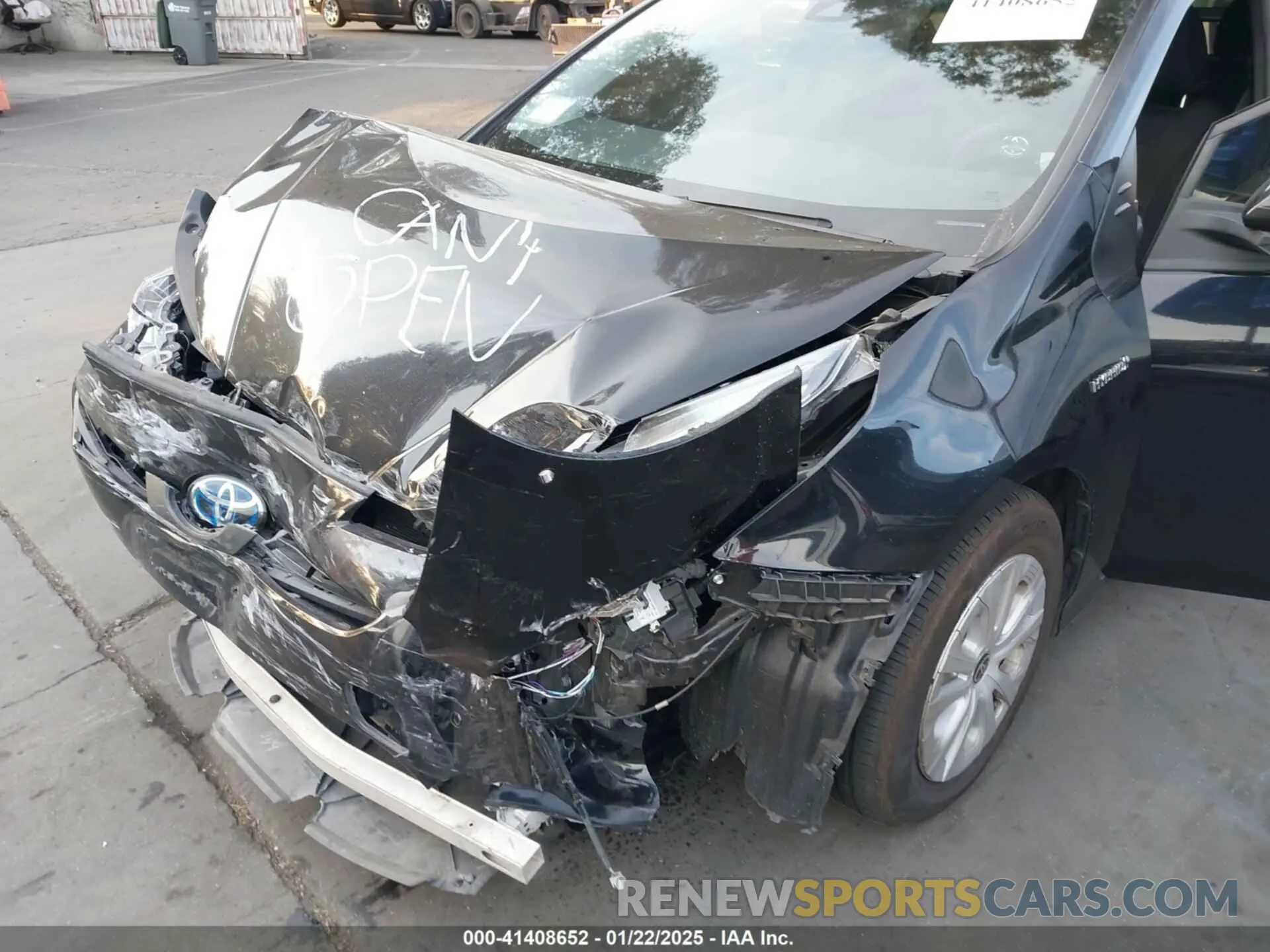 6 Фотография поврежденного автомобиля JTDKAMFUXN3154471 TOYOTA PRIUS 2022
