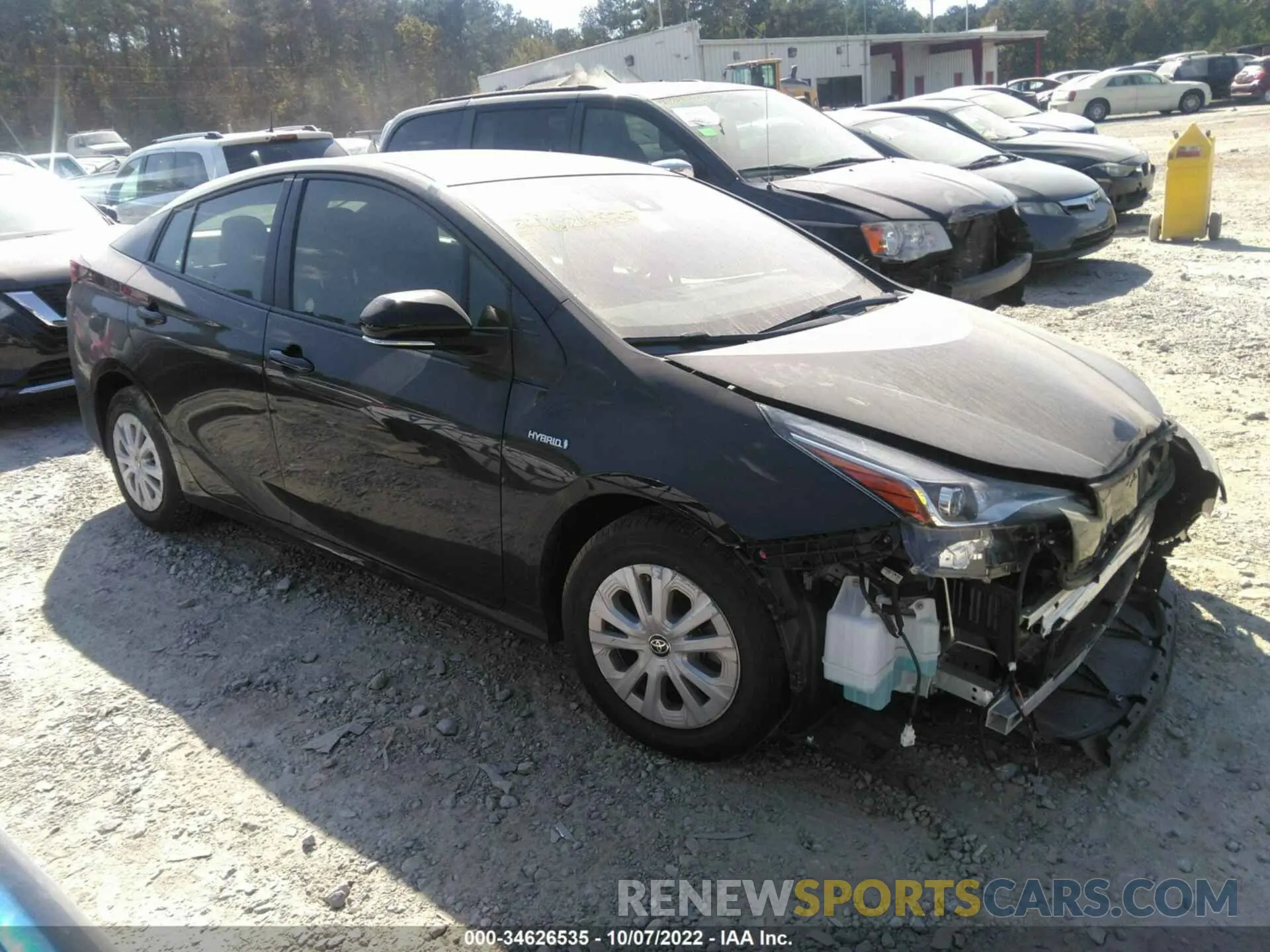 1 Photograph of a damaged car JTDKAMFUXN3161324 TOYOTA PRIUS 2022
