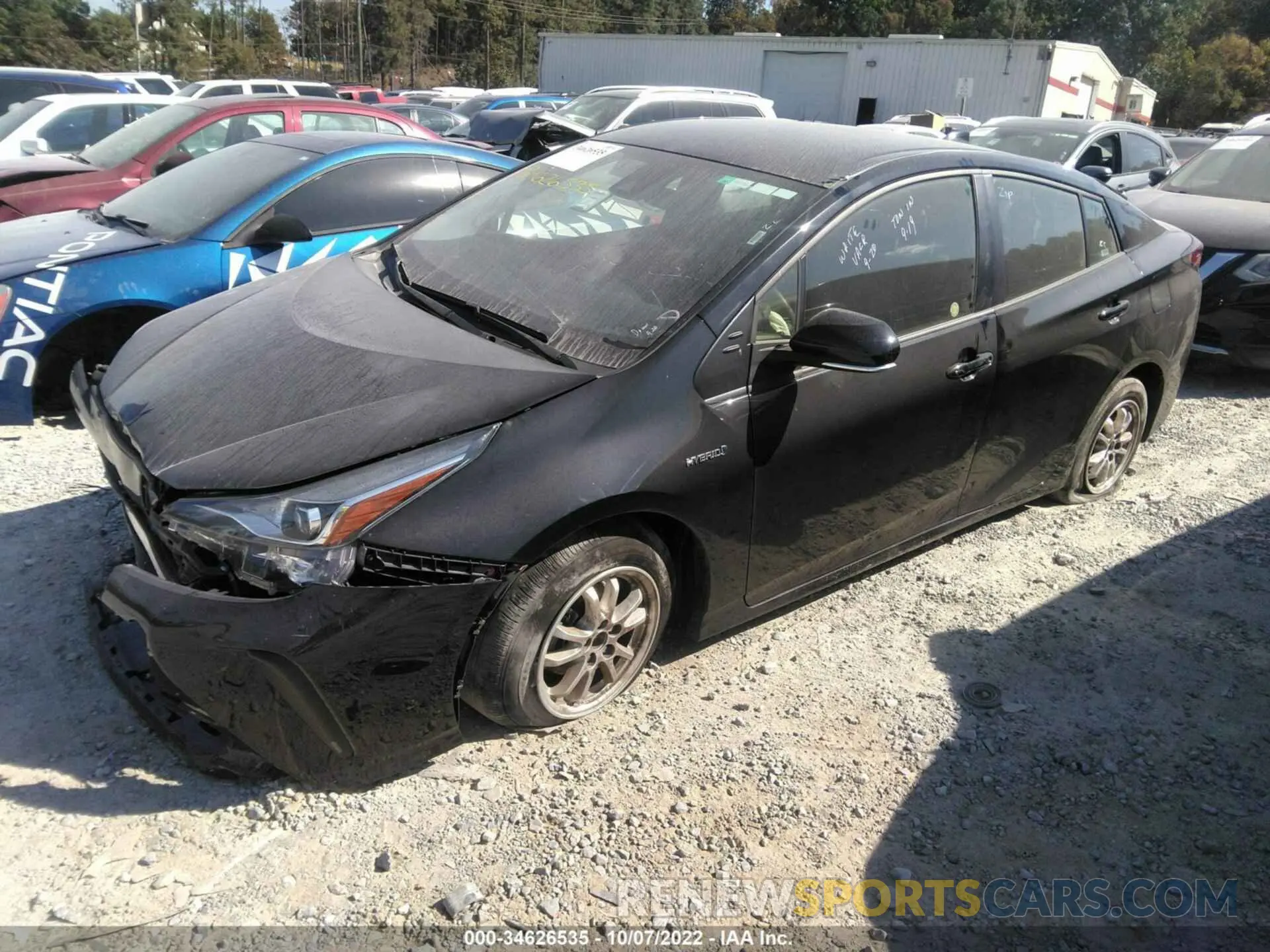 2 Photograph of a damaged car JTDKAMFUXN3161324 TOYOTA PRIUS 2022