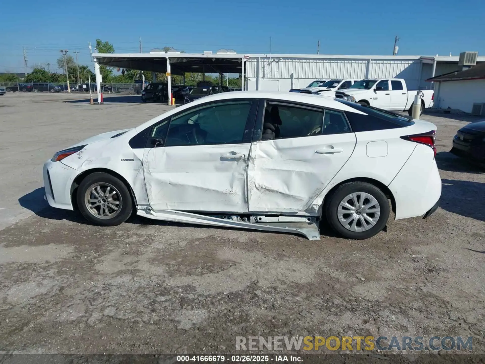 14 Фотография поврежденного автомобиля JTDKAMFUXN3163123 TOYOTA PRIUS 2022