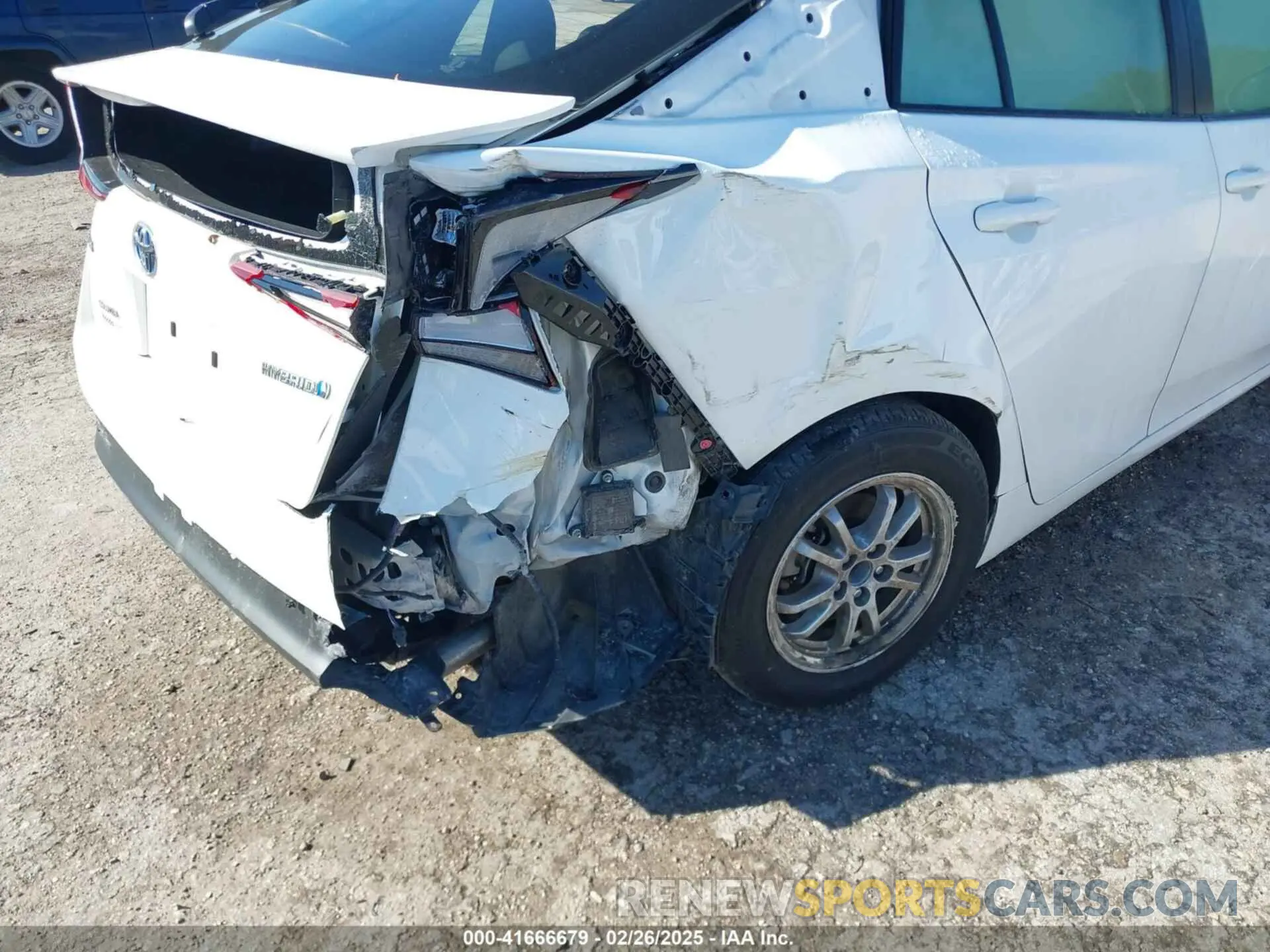 6 Фотография поврежденного автомобиля JTDKAMFUXN3163123 TOYOTA PRIUS 2022