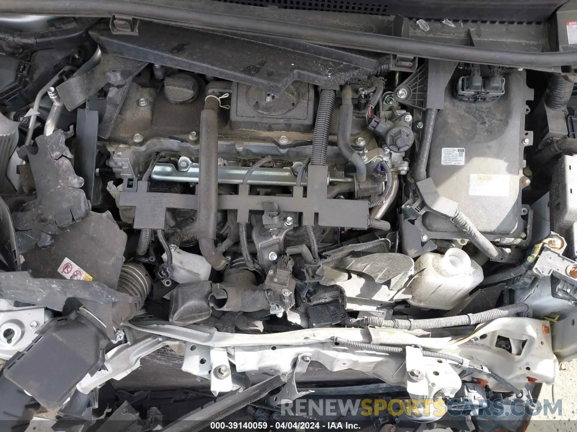 10 Фотография поврежденного автомобиля JTDKAMFUXN3175952 TOYOTA PRIUS 2022