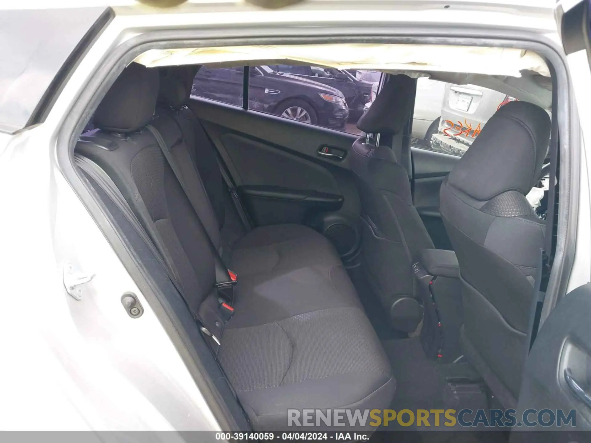 8 Фотография поврежденного автомобиля JTDKAMFUXN3175952 TOYOTA PRIUS 2022