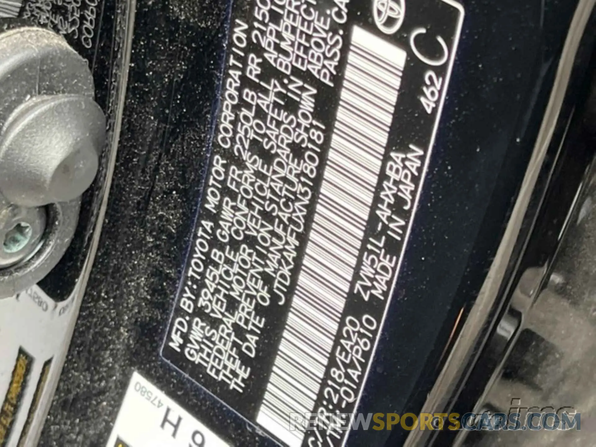 19 Photograph of a damaged car JTDKAMFUXN3180181 TOYOTA PRIUS 2022