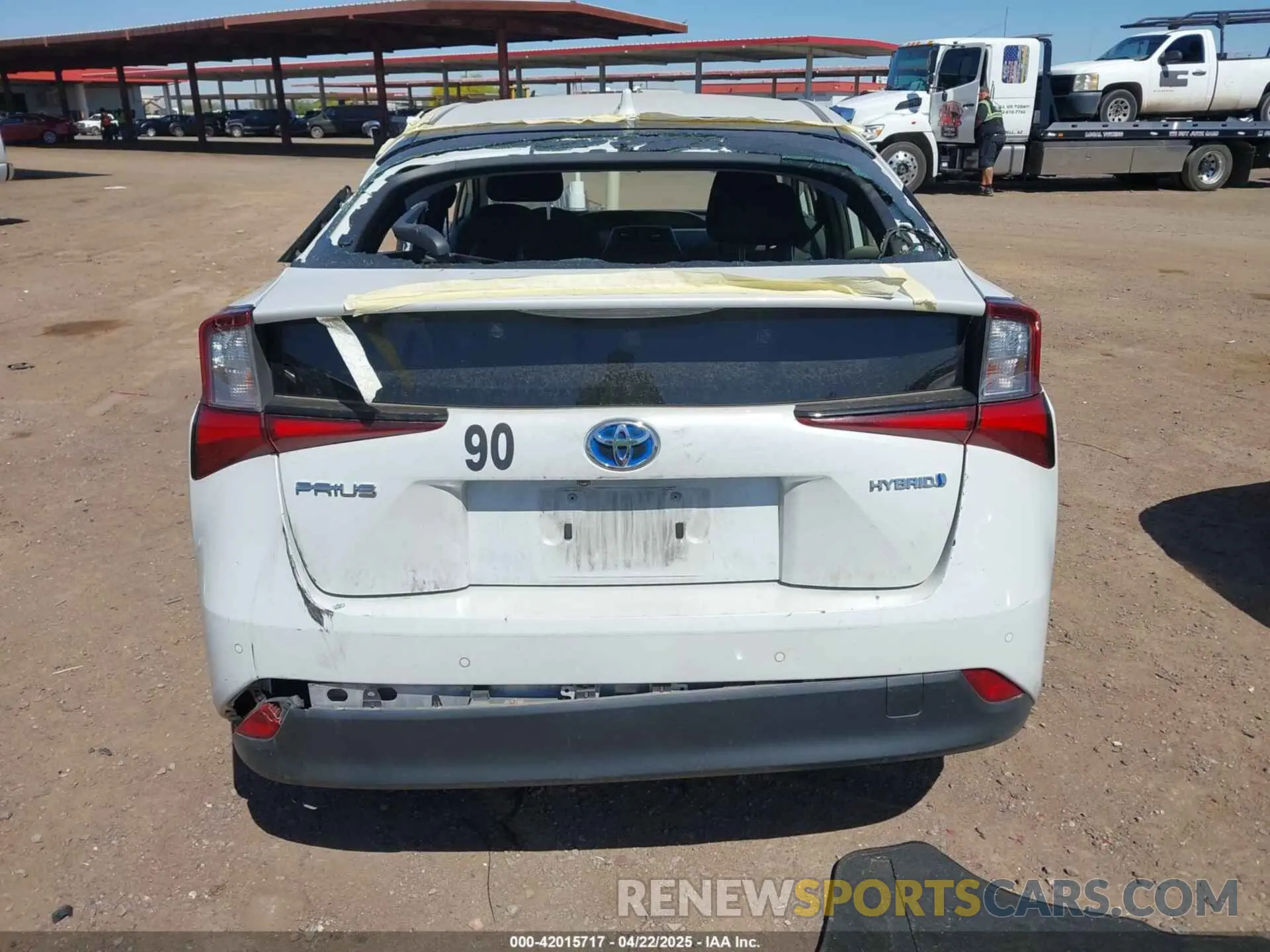 16 Фотография поврежденного автомобиля JTDKAMFUXN3181752 TOYOTA PRIUS 2022