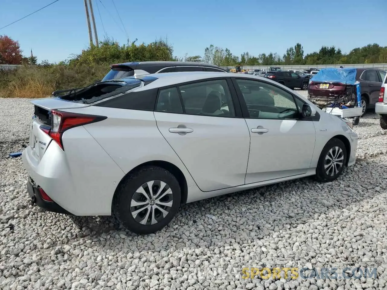 3 Фотография поврежденного автомобиля JTDL9MFU0N3037060 TOYOTA PRIUS 2022