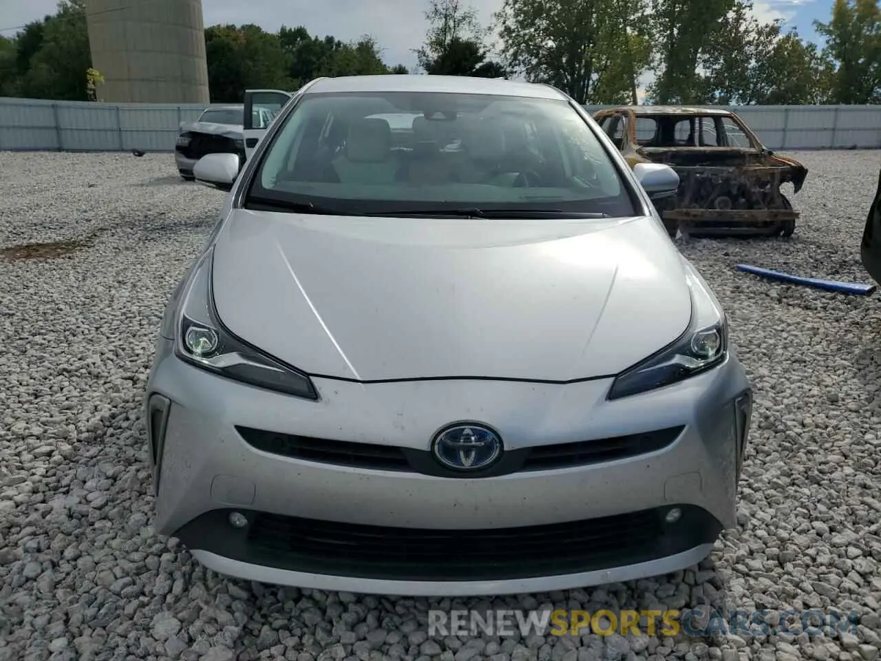 5 Фотография поврежденного автомобиля JTDL9MFU0N3037060 TOYOTA PRIUS 2022