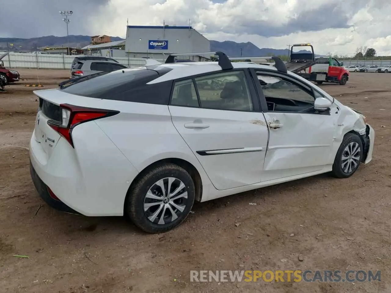 3 Фотография поврежденного автомобиля JTDL9MFU2N3035018 TOYOTA PRIUS 2022