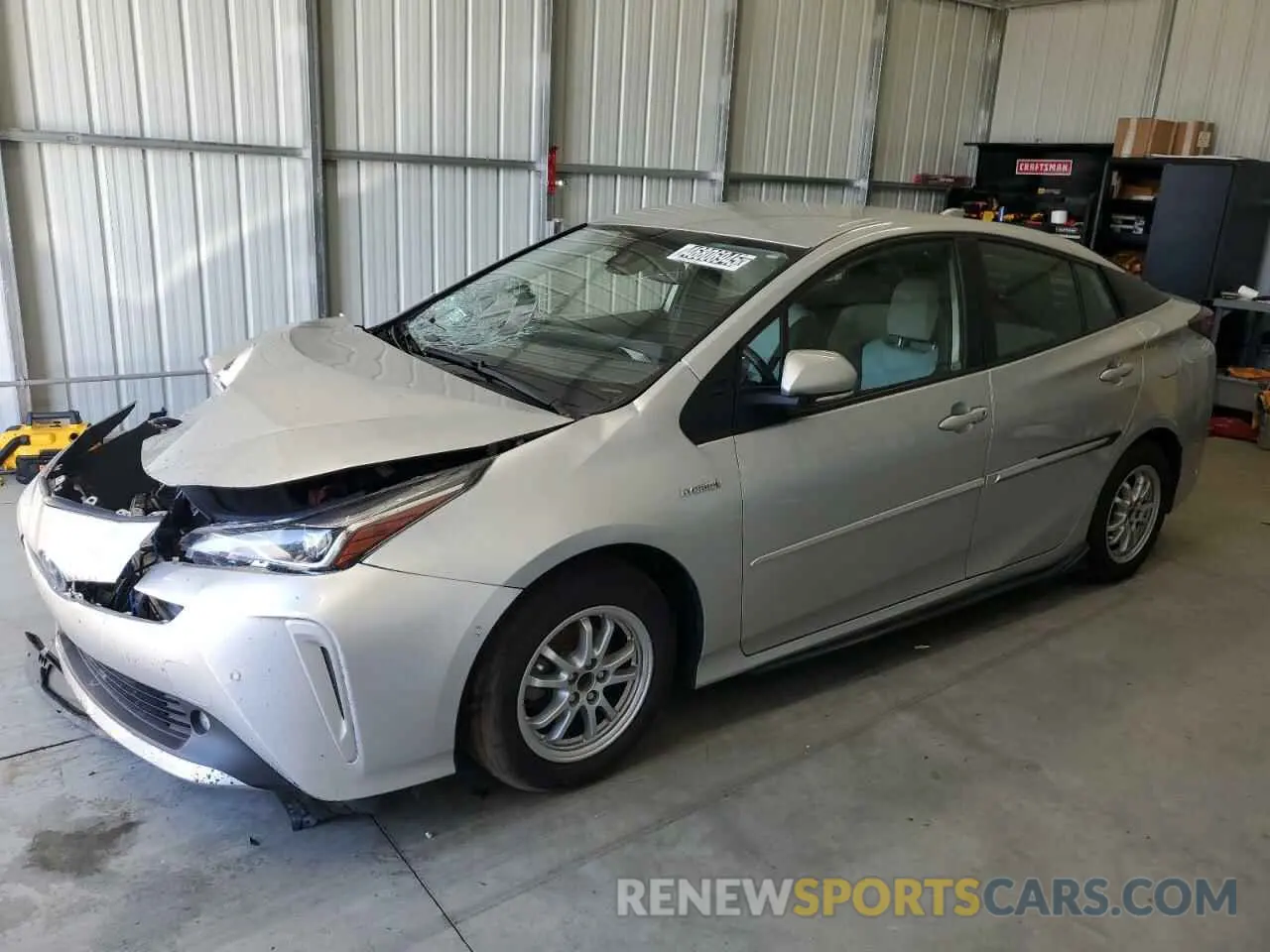 1 Фотография поврежденного автомобиля JTDL9MFU2N3040722 TOYOTA PRIUS 2022
