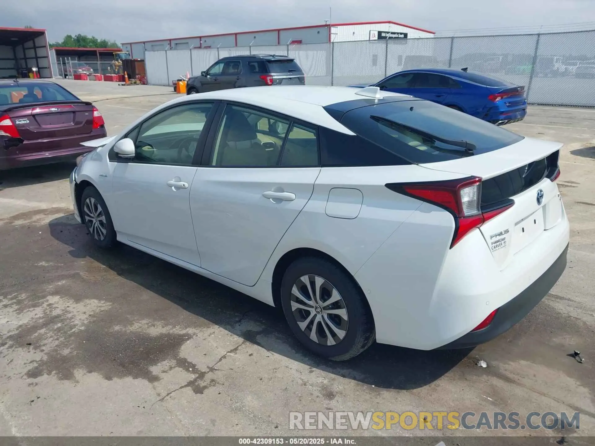 3 Фотография поврежденного автомобиля JTDL9MFU6N3037807 TOYOTA PRIUS 2022