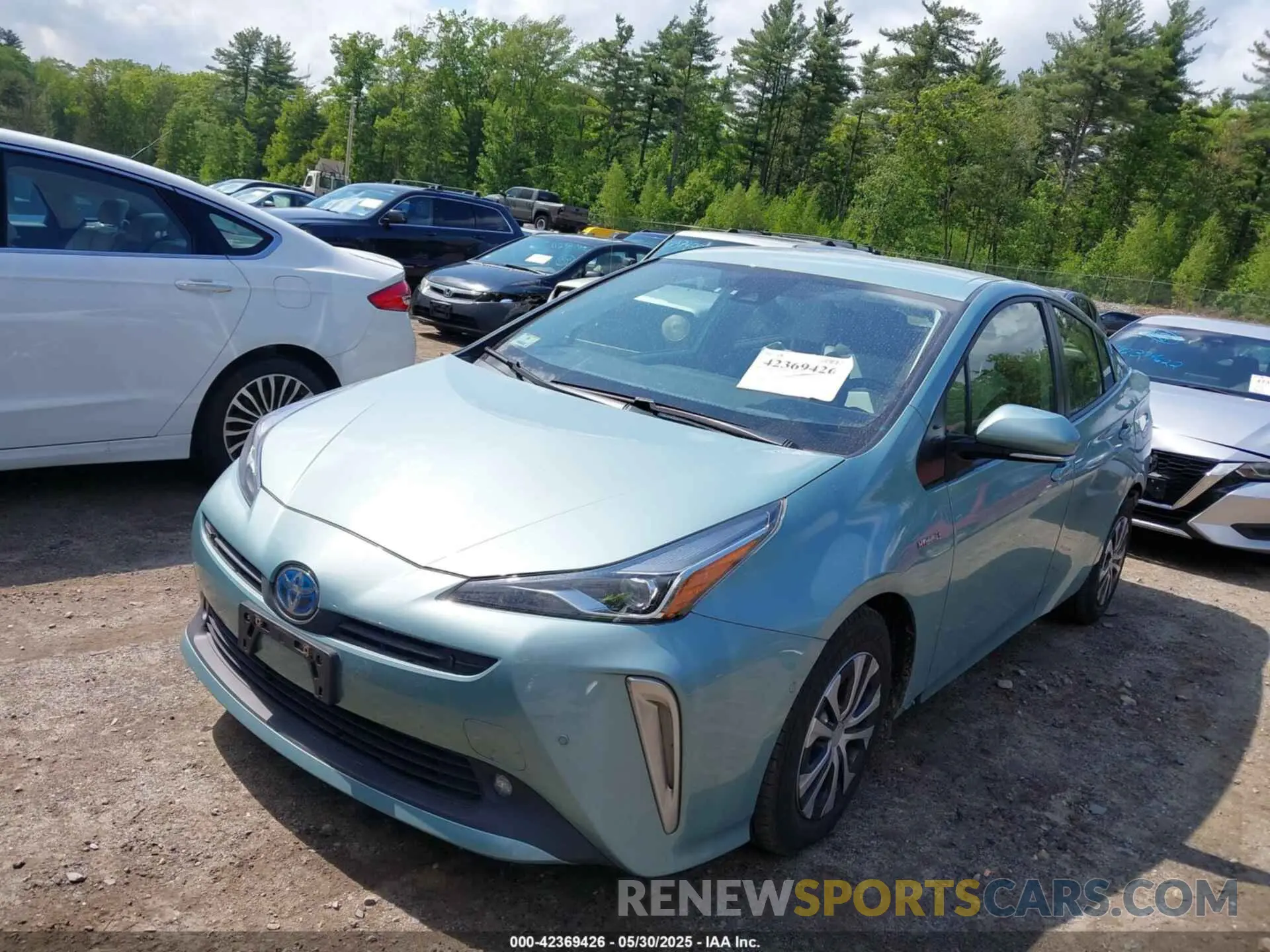 2 Фотография поврежденного автомобиля JTDL9MFU7N3032521 TOYOTA PRIUS 2022