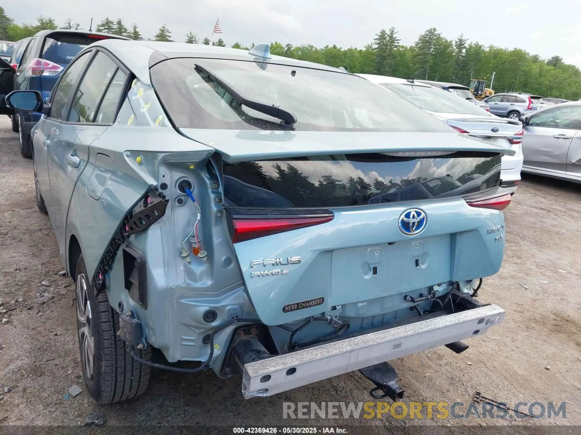 6 Фотография поврежденного автомобиля JTDL9MFU7N3032521 TOYOTA PRIUS 2022