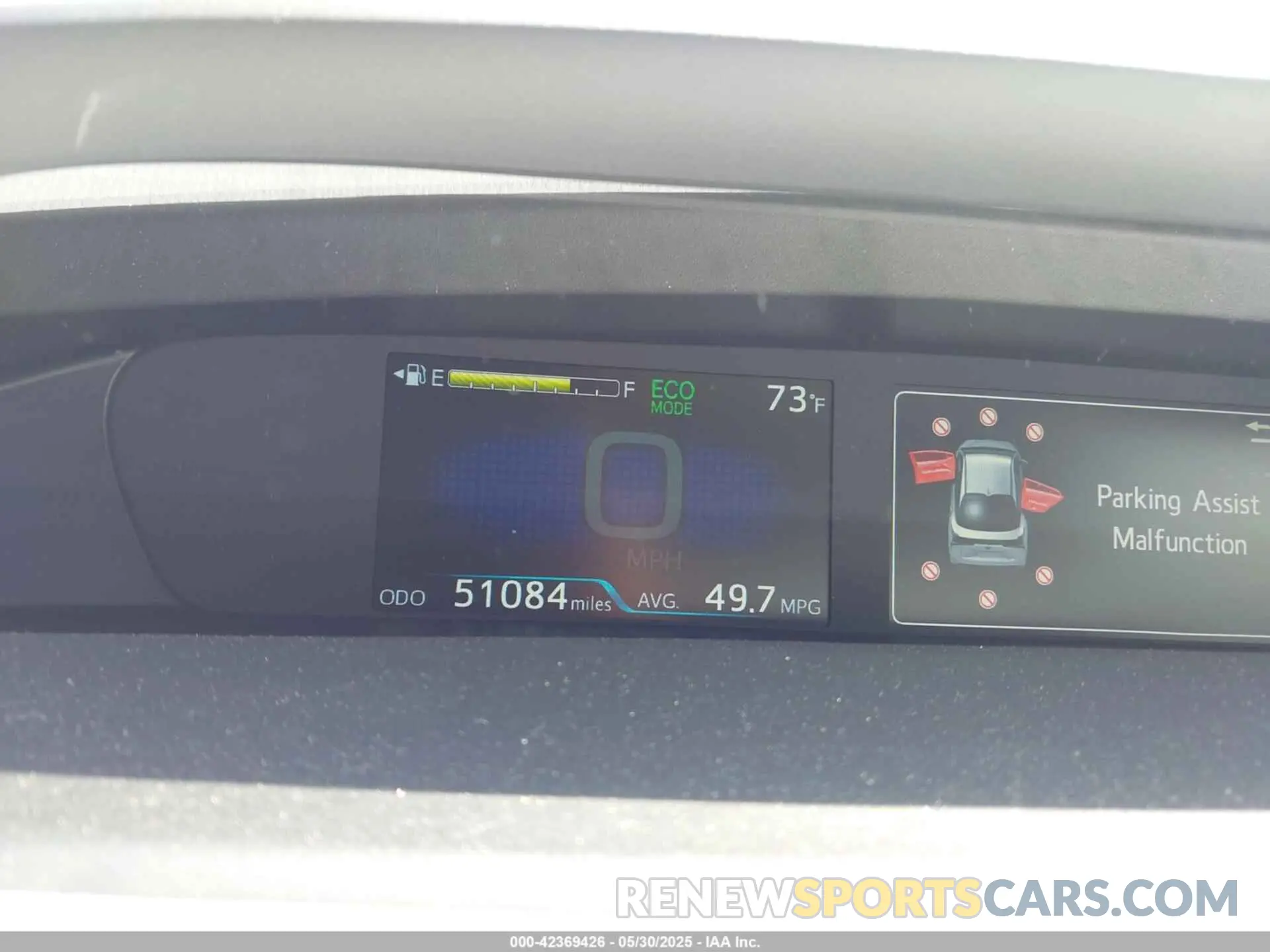 7 Фотография поврежденного автомобиля JTDL9MFU7N3032521 TOYOTA PRIUS 2022