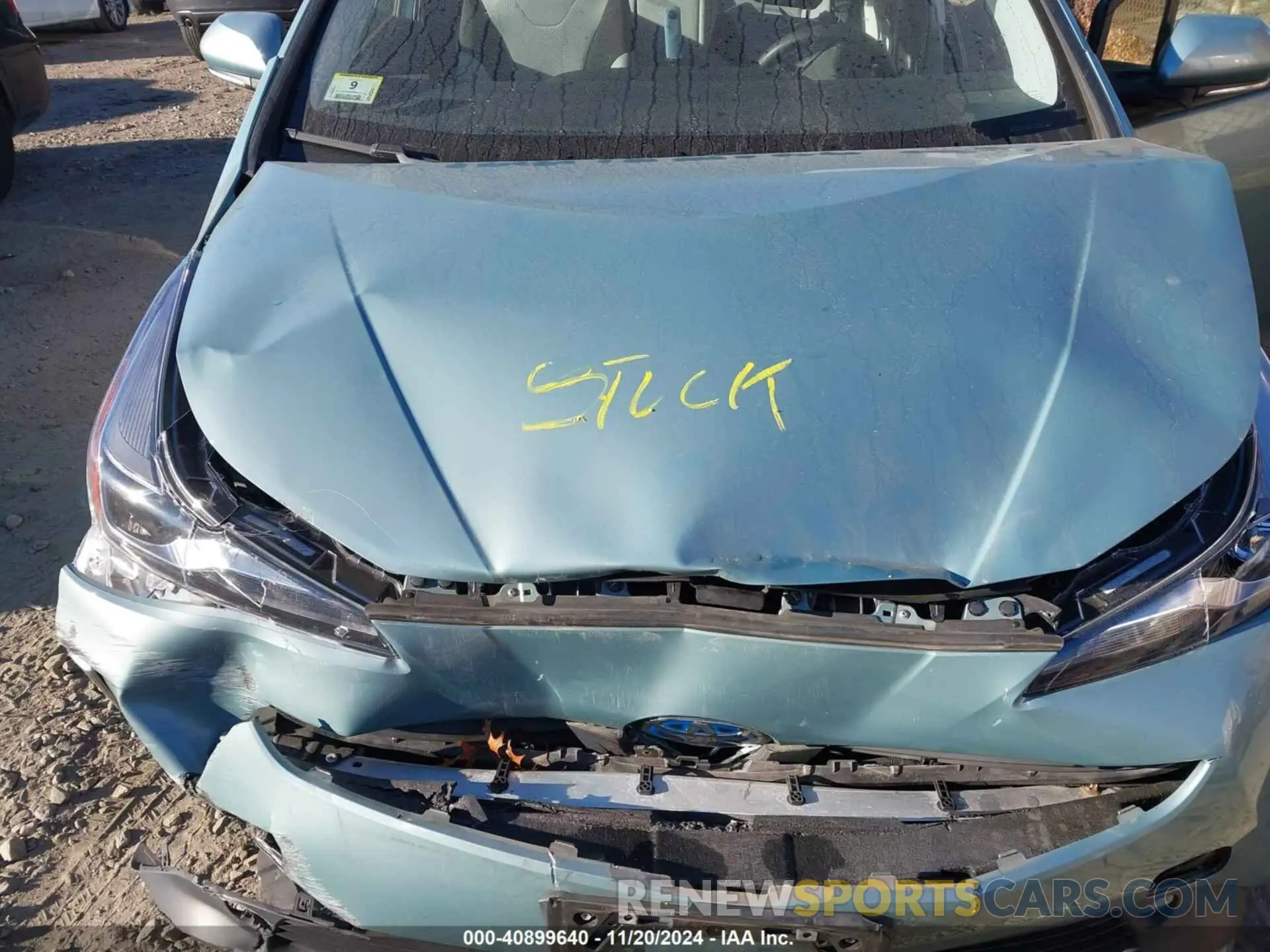 10 Фотография поврежденного автомобиля JTDL9MFU7N3039369 TOYOTA PRIUS 2022