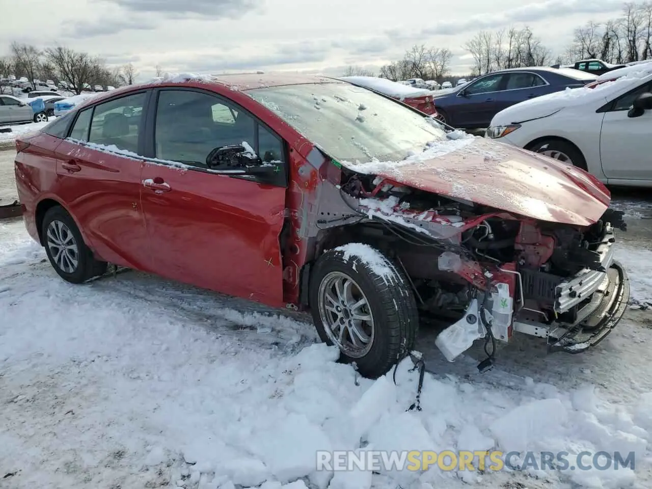 4 Фотография поврежденного автомобиля JTDL9MFUXN3038670 TOYOTA PRIUS 2022