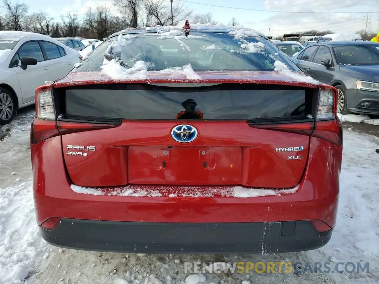 6 Фотография поврежденного автомобиля JTDL9MFUXN3038670 TOYOTA PRIUS 2022