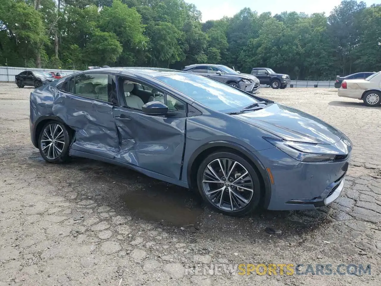 4 Photograph of a damaged car JTDACAAU0P3006814 TOYOTA PRIUS 2023