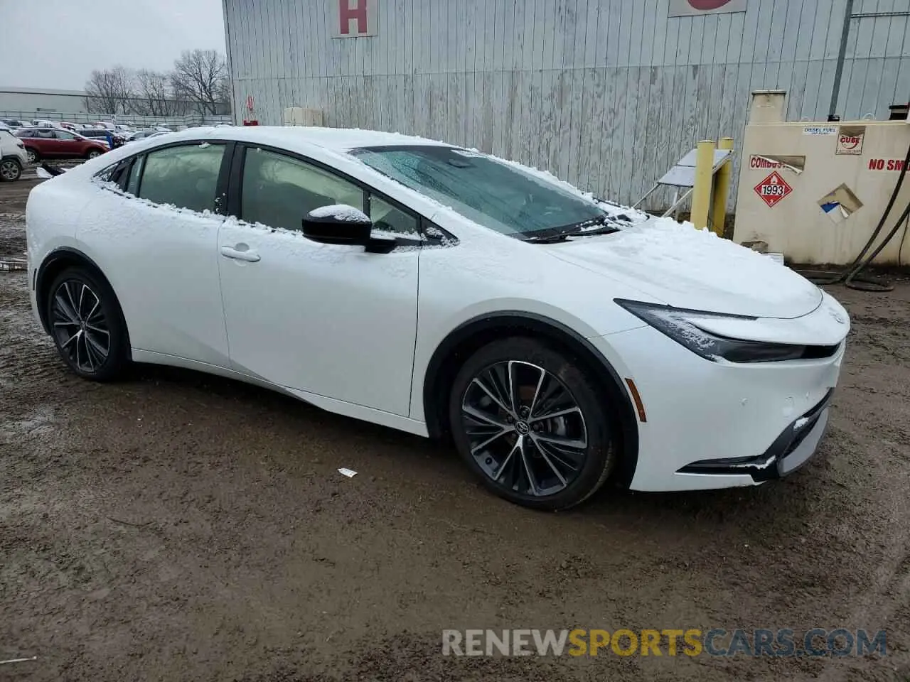 4 Фотография поврежденного автомобиля JTDACAAU0P3010958 TOYOTA PRIUS 2023