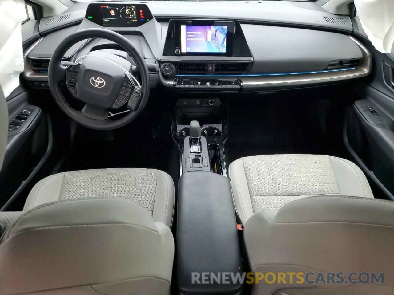 8 Фотография поврежденного автомобиля JTDACAAU0P3010958 TOYOTA PRIUS 2023