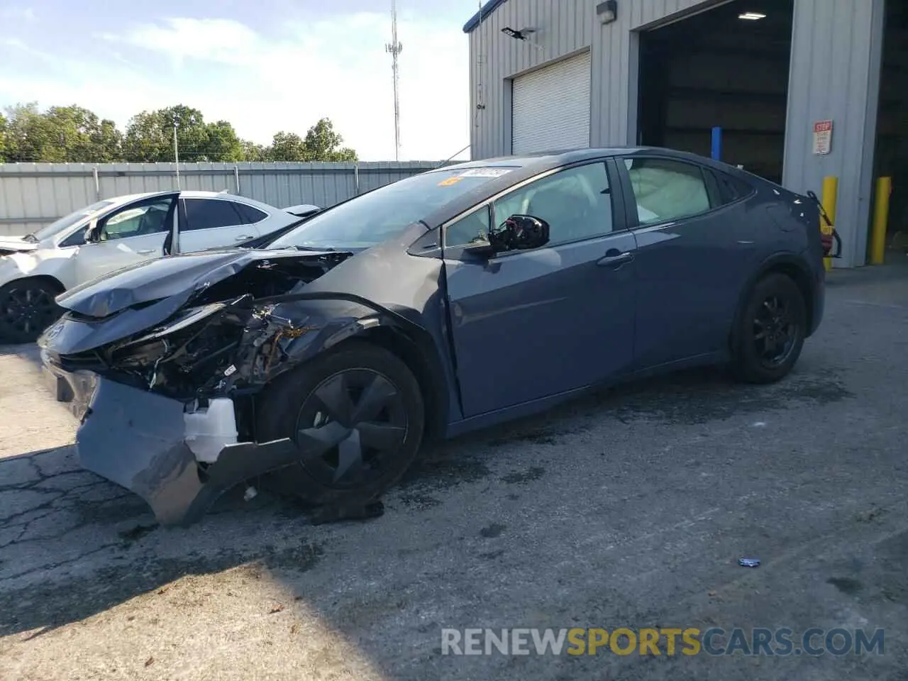 1 Photograph of a damaged car JTDACAAU2P3008905 TOYOTA PRIUS 2023
