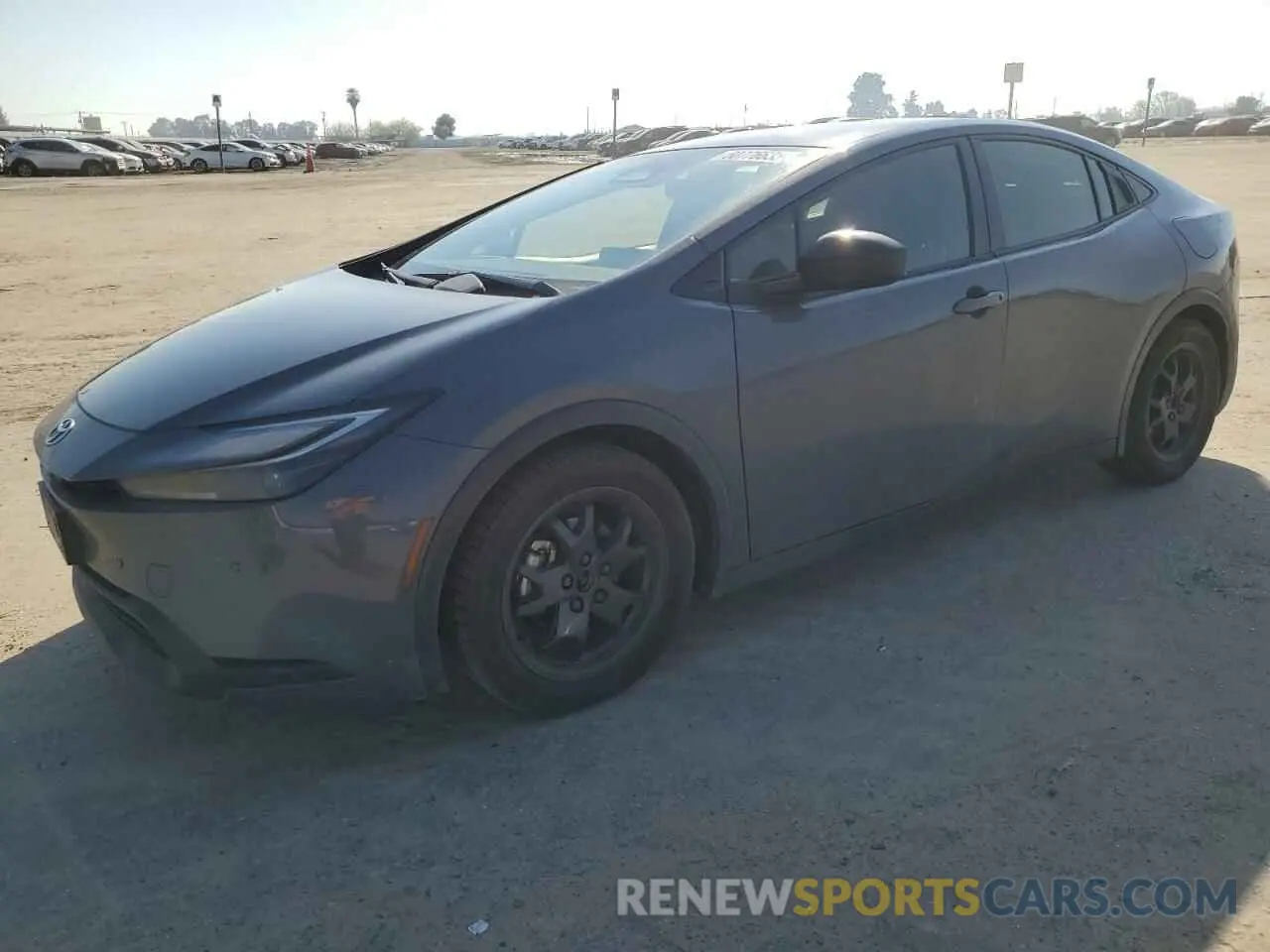 1 Photograph of a damaged car JTDACAAU3P3000487 TOYOTA PRIUS 2023