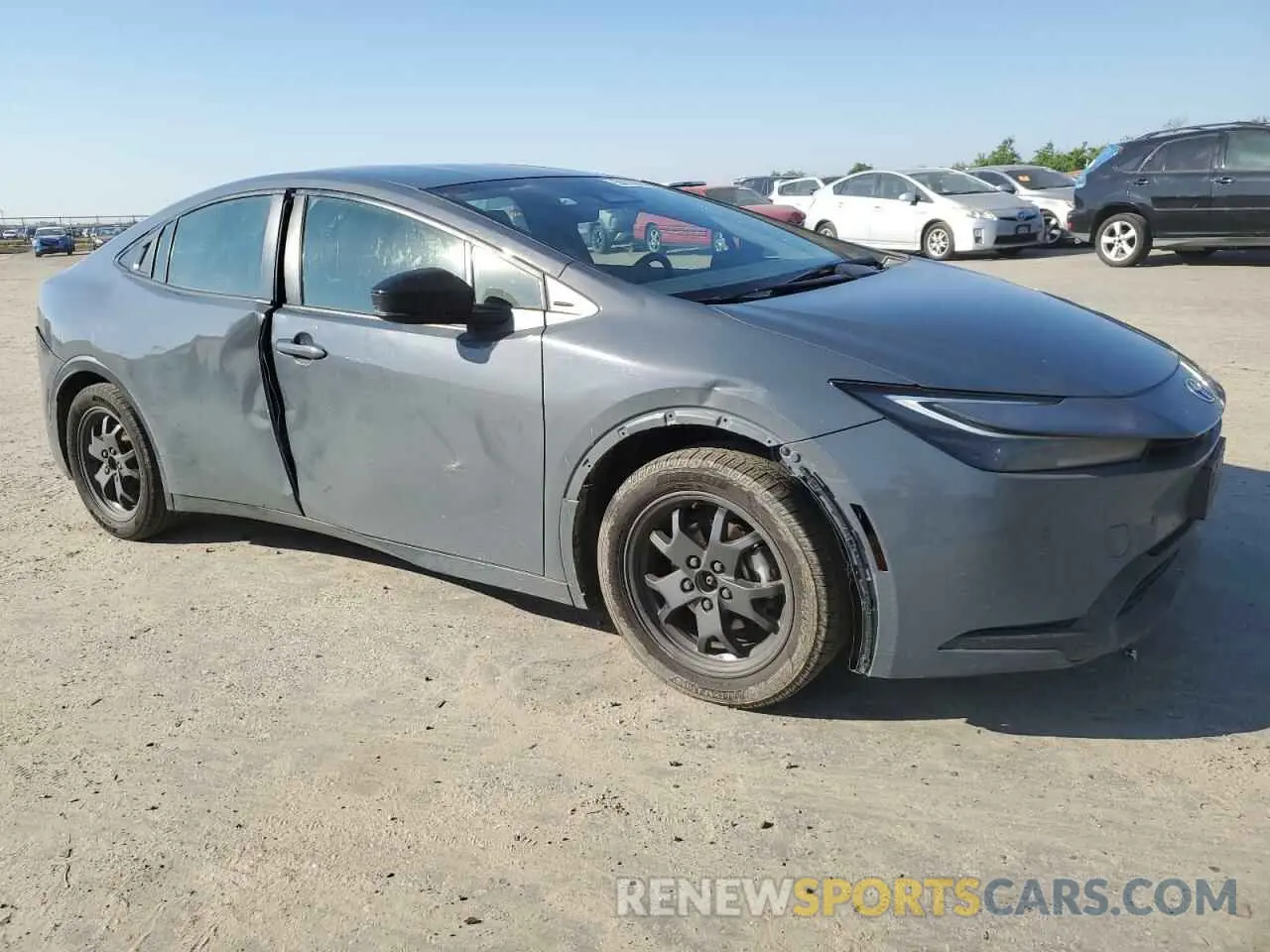 4 Photograph of a damaged car JTDACAAU3P3000487 TOYOTA PRIUS 2023