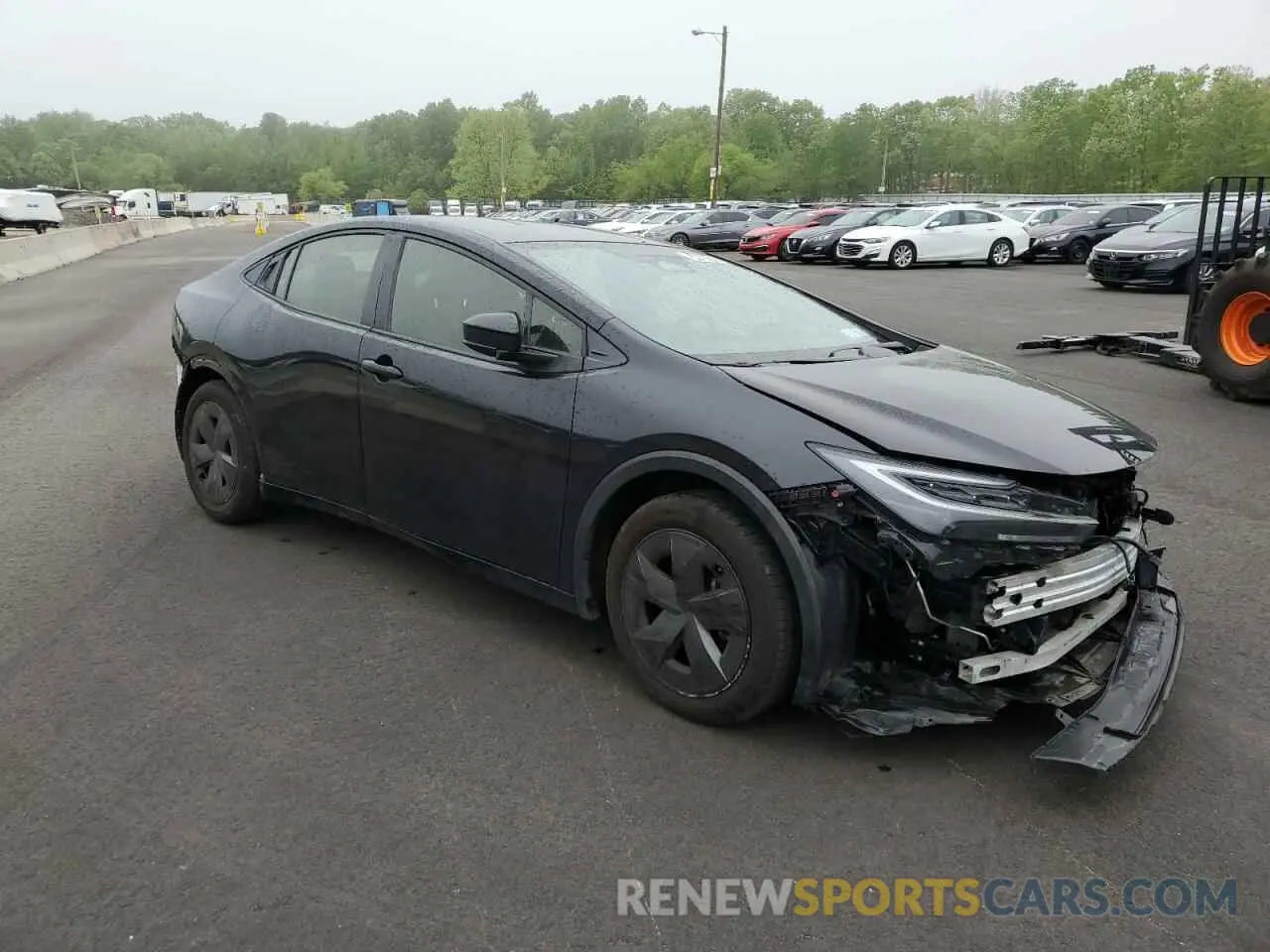 4 Photograph of a damaged car JTDACAAU4P3003074 TOYOTA PRIUS 2023