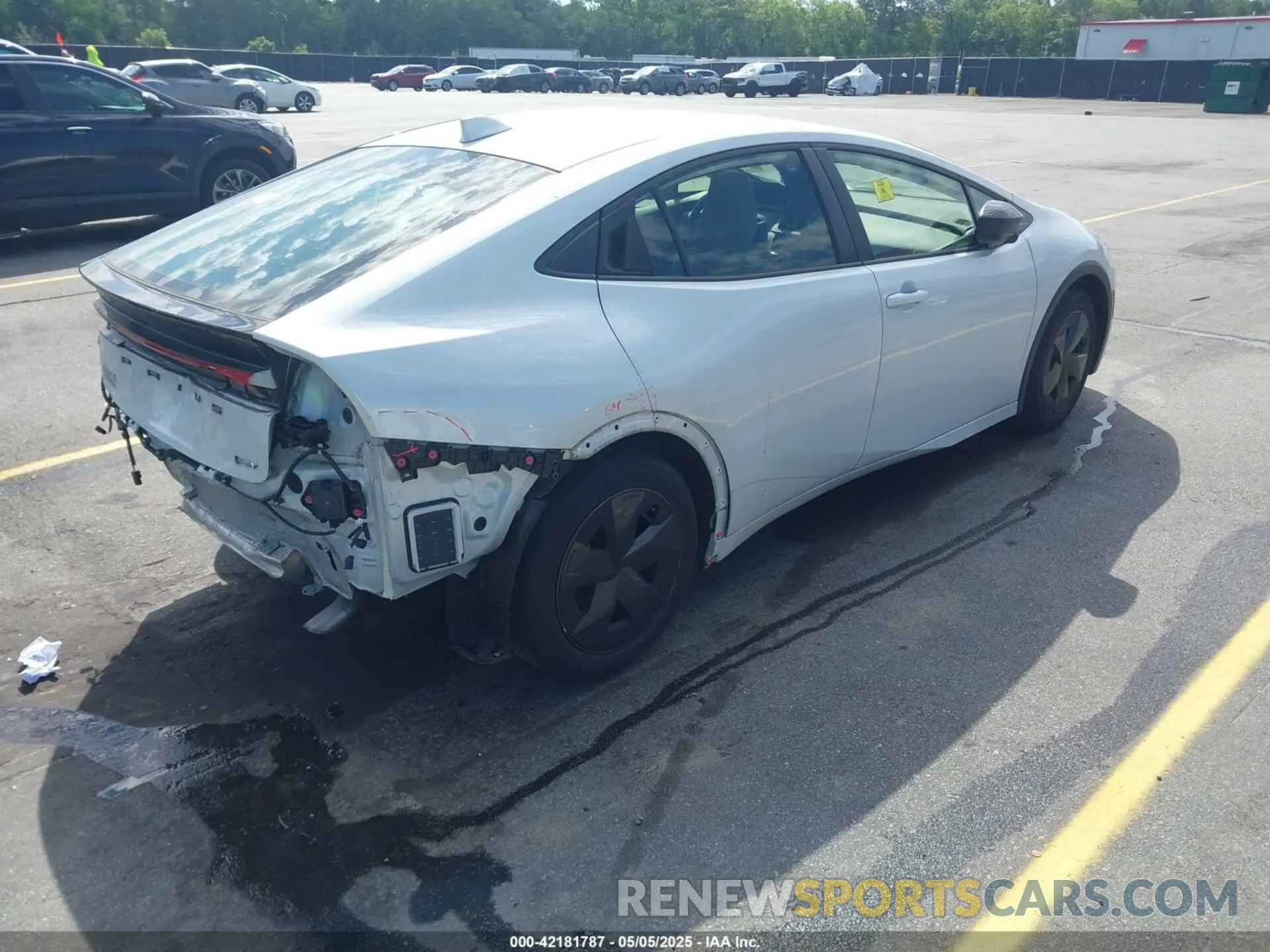 4 Photograph of a damaged car JTDACAAU4P3003995 TOYOTA PRIUS 2023