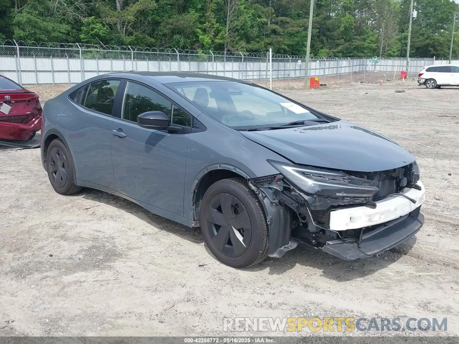 1 Фотография поврежденного автомобиля JTDACAAU5P3008431 TOYOTA PRIUS 2023