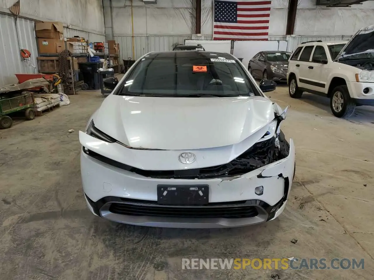 5 Фотография поврежденного автомобиля JTDACAAU5P3011118 TOYOTA PRIUS 2023