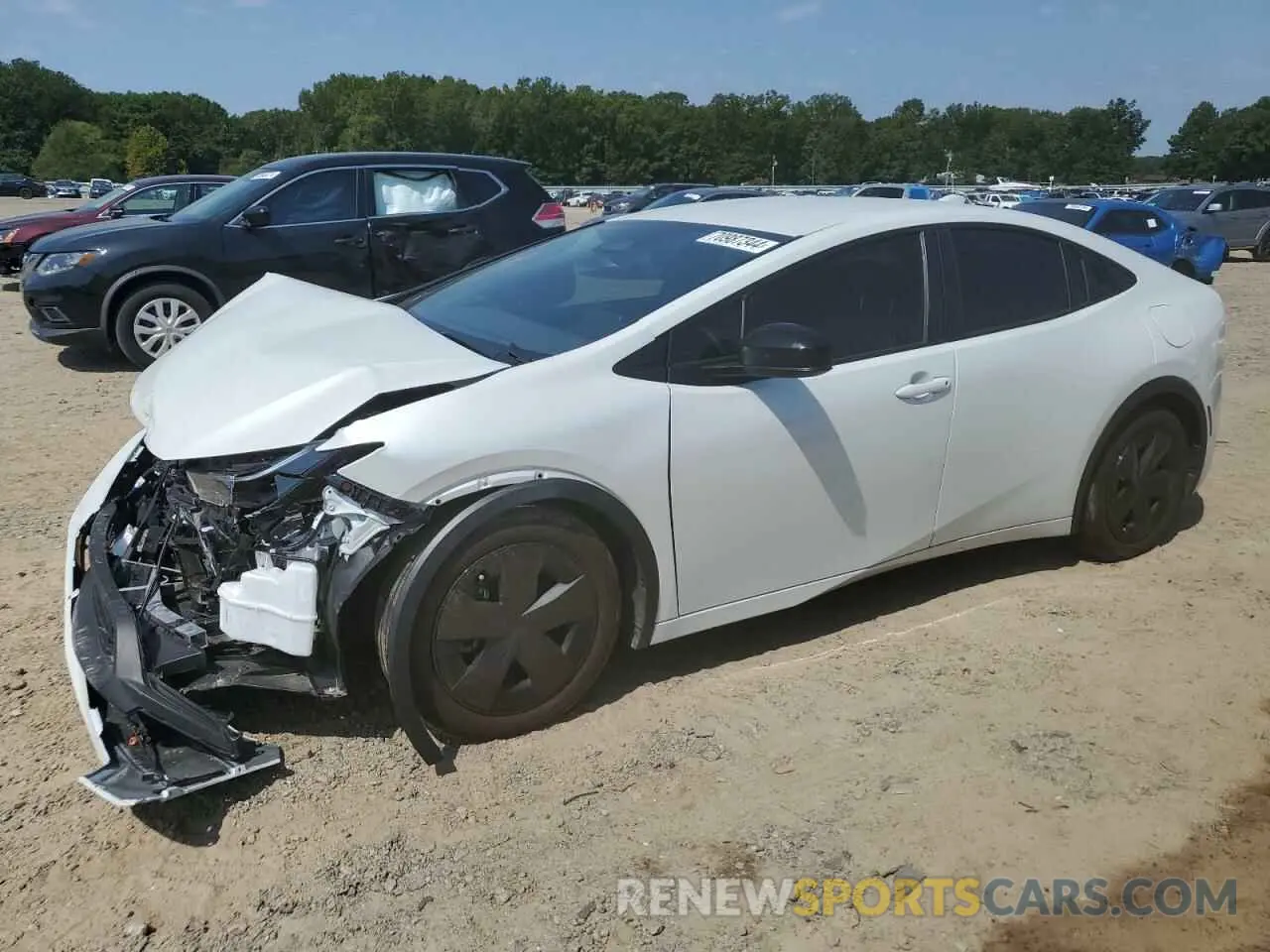 1 Photograph of a damaged car JTDACAAU5P3011765 TOYOTA PRIUS 2023