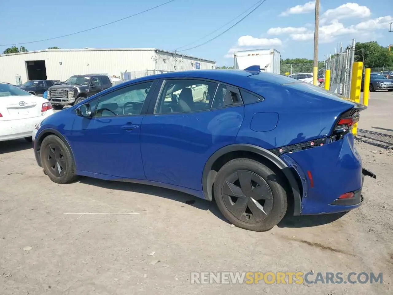 2 Photograph of a damaged car JTDACAAU8P3000694 TOYOTA PRIUS 2023
