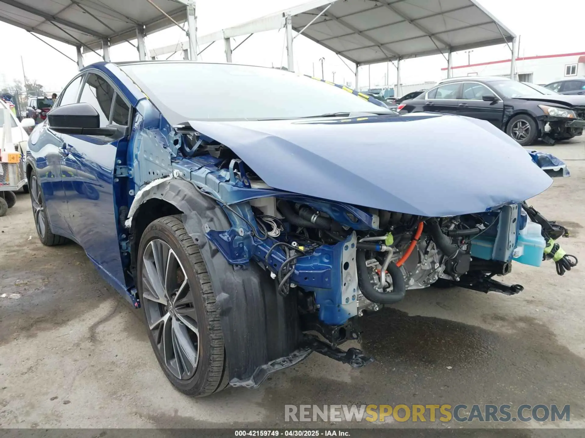 6 Фотография поврежденного автомобиля JTDACAAU8P3002445 TOYOTA PRIUS 2023